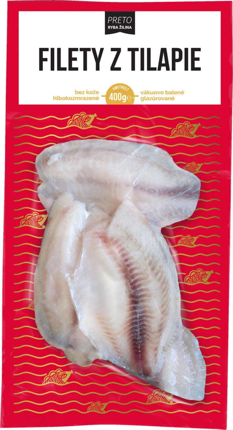 Preto Ryba Žilina Tilapia filety bez kože