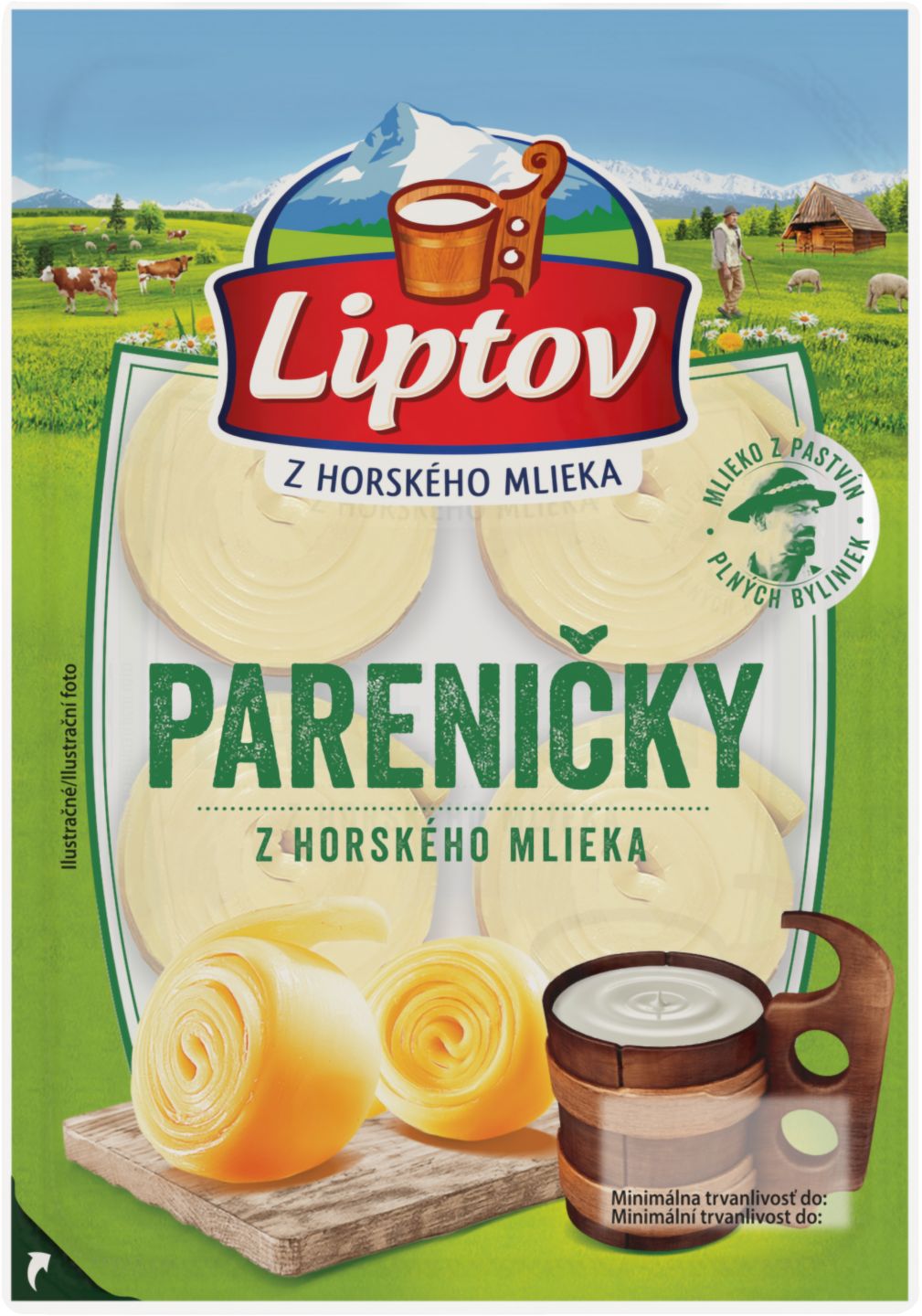 Liptov Pareničky Parený syr
neúd., tuk v s. 35 %