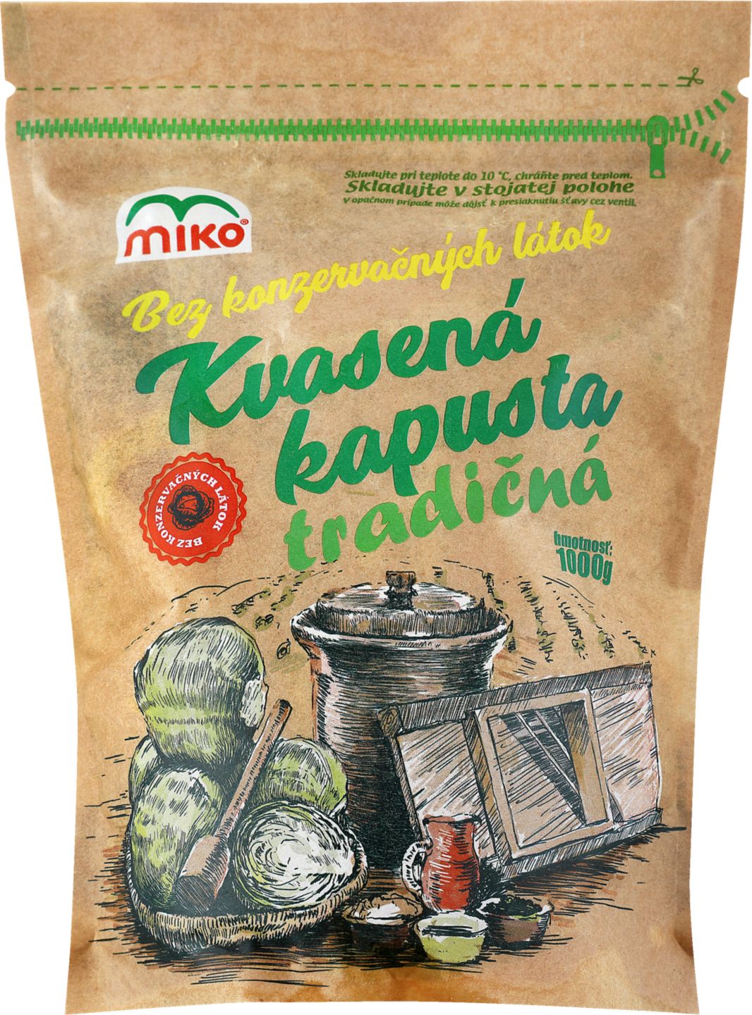 Kapusta kvasená tradičná 1kg 