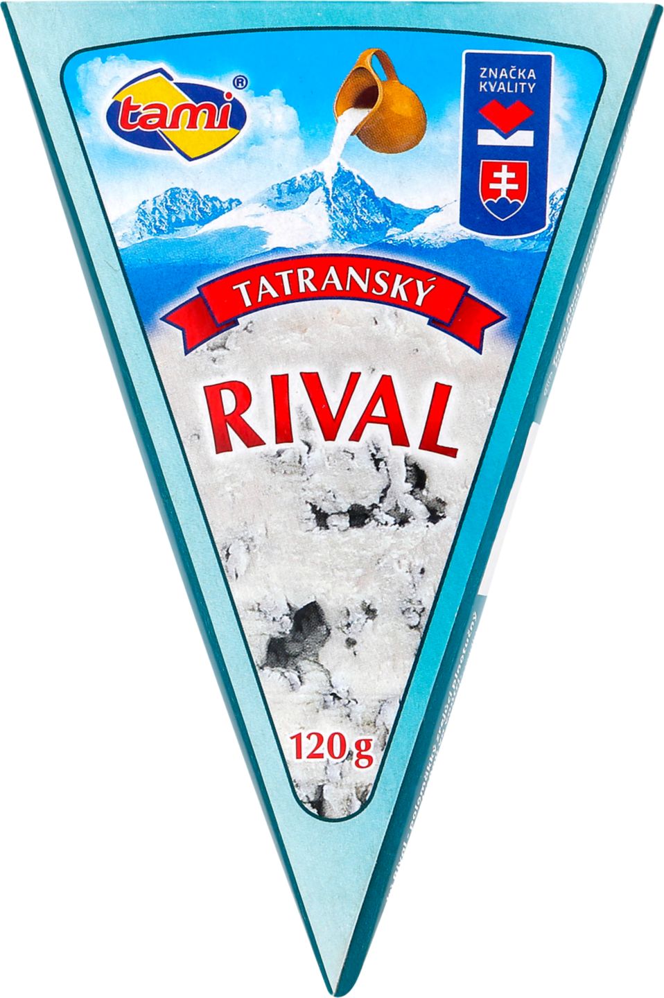 Tatranský Rival poloměkký zrající
s plísní uvnitř