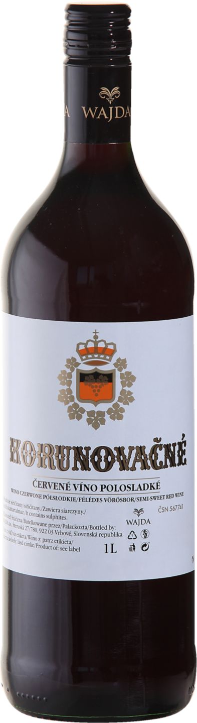 Wajda Korunovačné červené víno