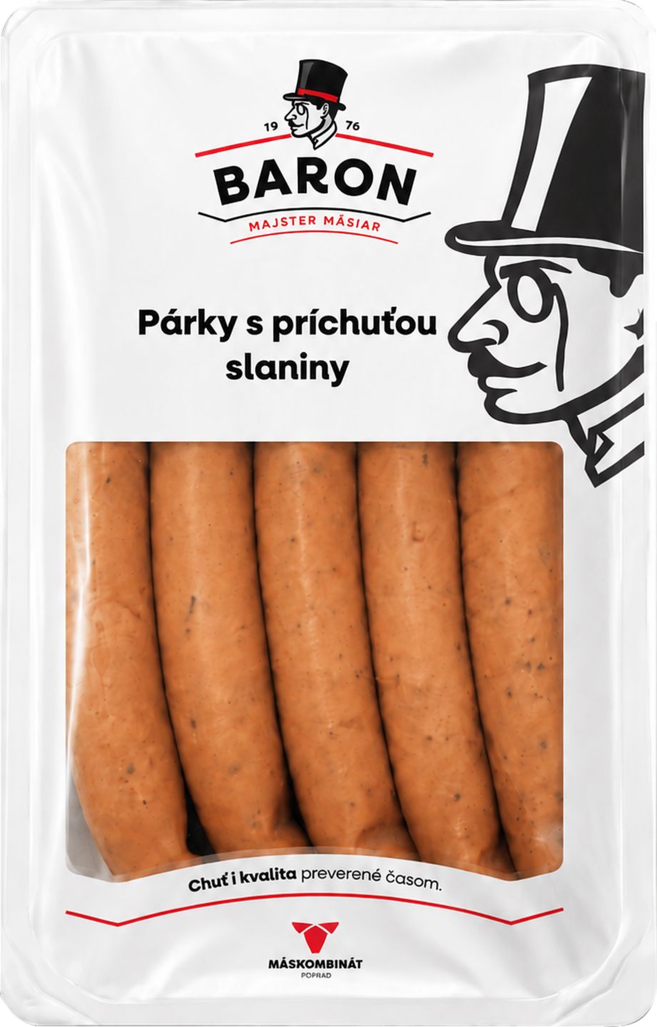 Párky s príchuťou slaniny