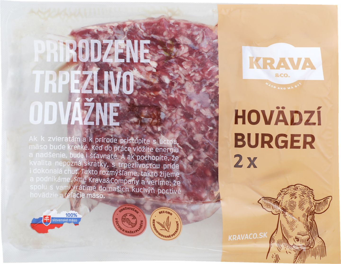 Hamburger z hovädzieho mäsa