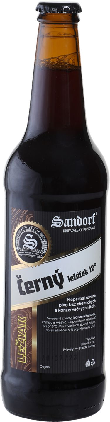 SANDORF Tmavý ležiak
5 % alk.