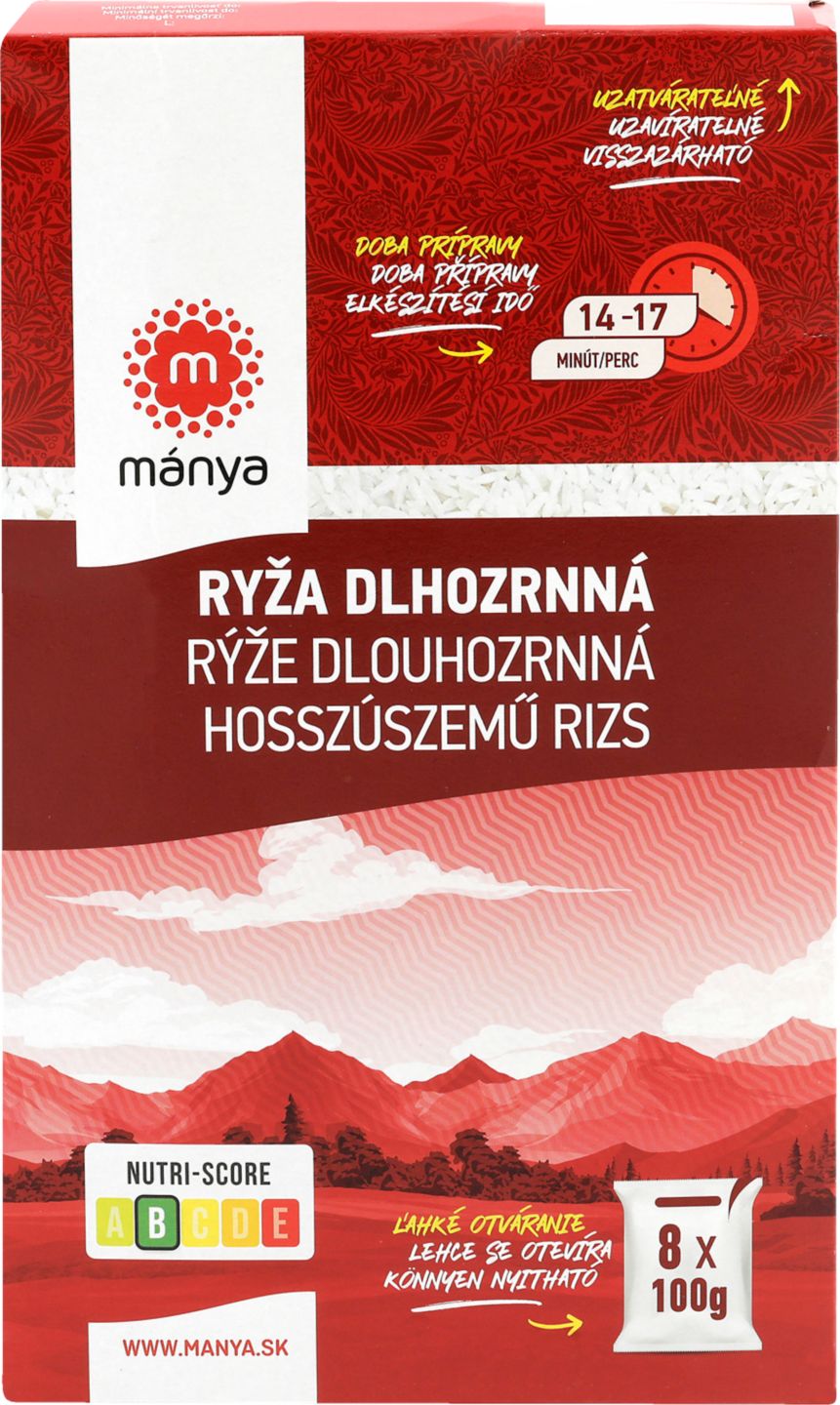 Mánya Dlouhozrnná rýže