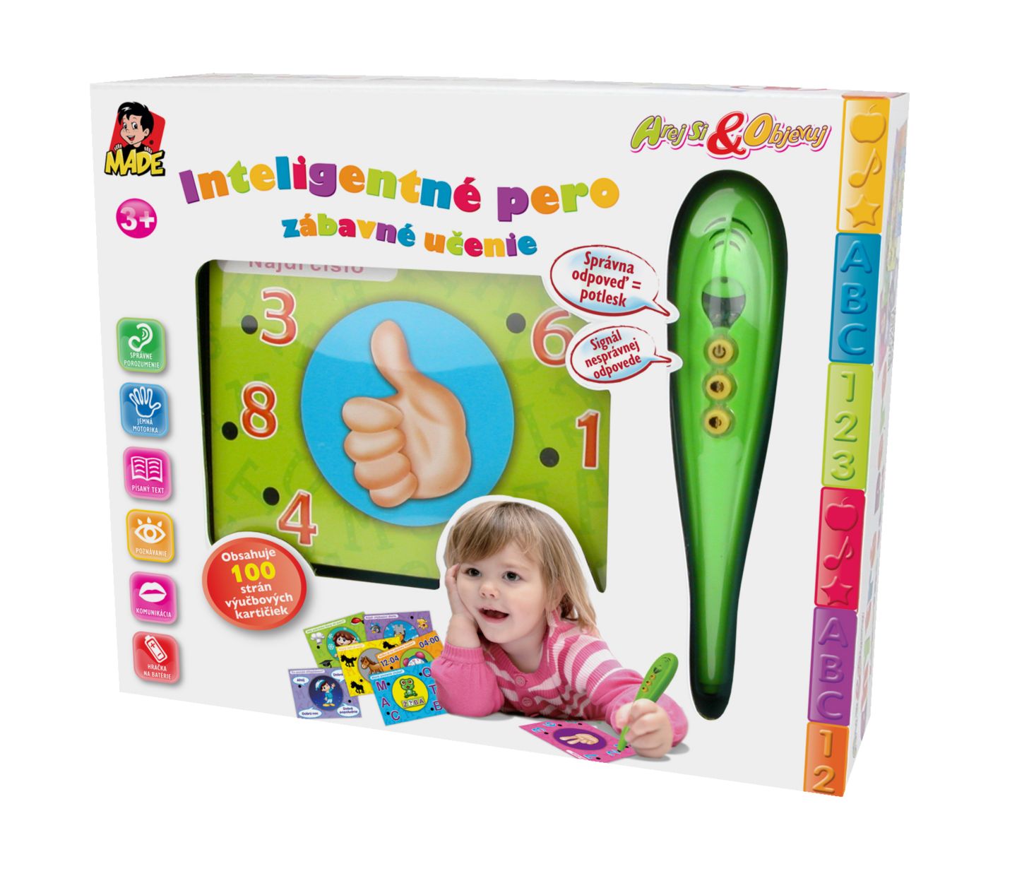 Náučné pero s kartami 