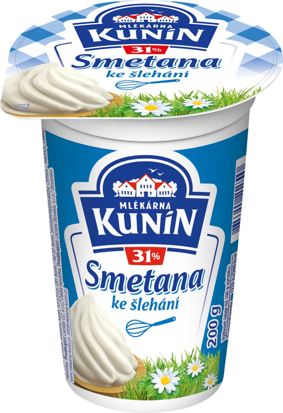 Kunín Smetana ke šlehání 31 %