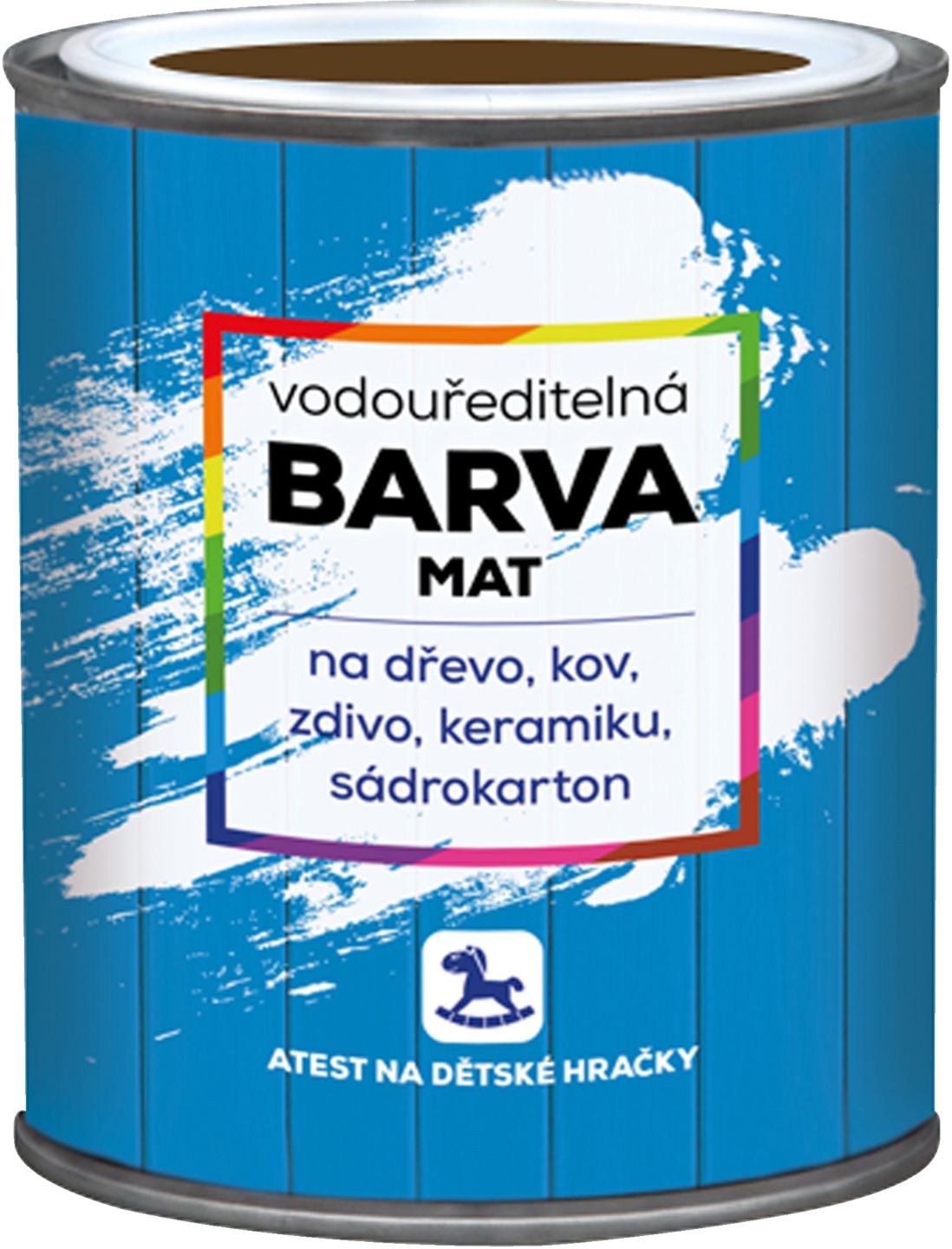 Univerzální barva na kov a dřevo
0,7 l