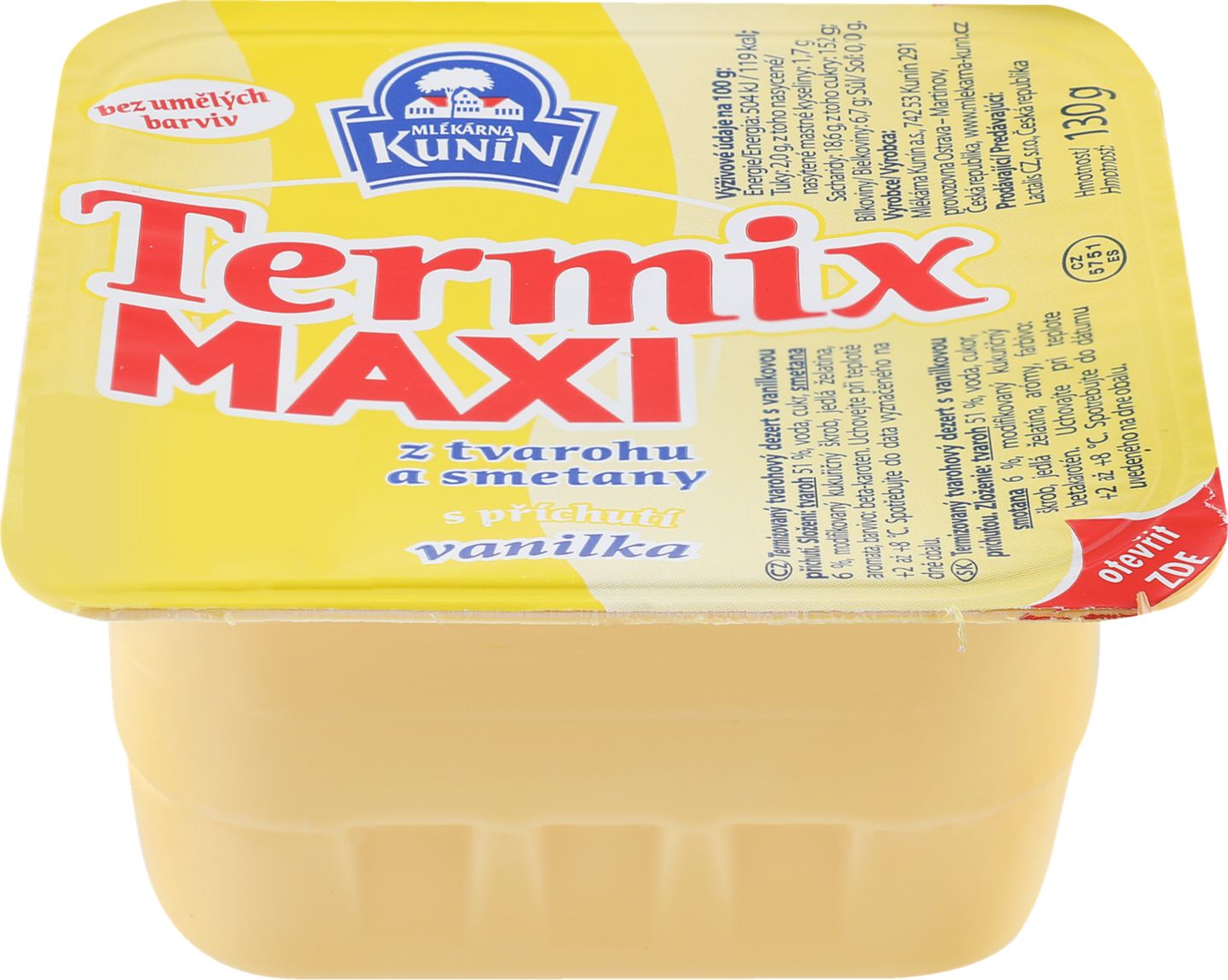 Mlékárna Kunín Termix Tvarohový dezert