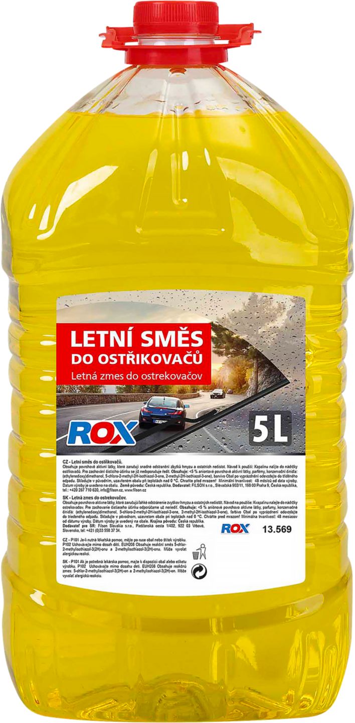 ROX Letní směs do ostřikovačů
objem: 5 l