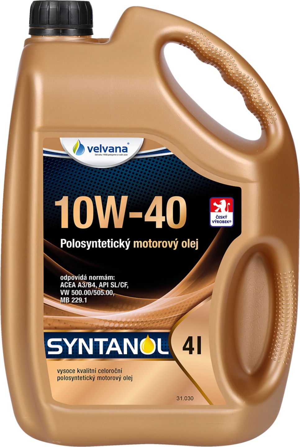 VELVANA Motorový olej 10W-40
objem: 4 l