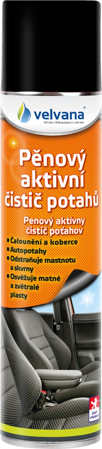 VELVANA Pěnový aktivní čistič potahů
400 ml