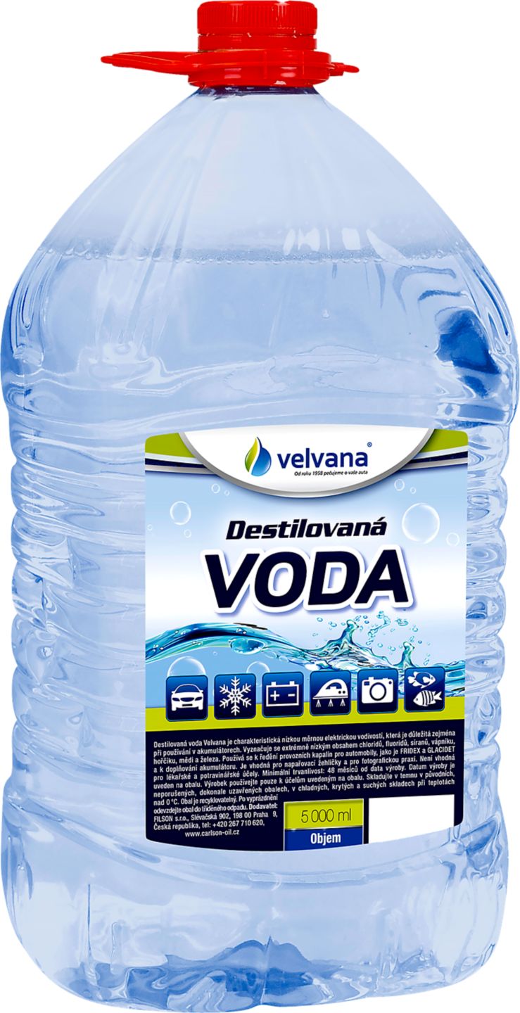 VELVANA Destilovaná voda
5 l