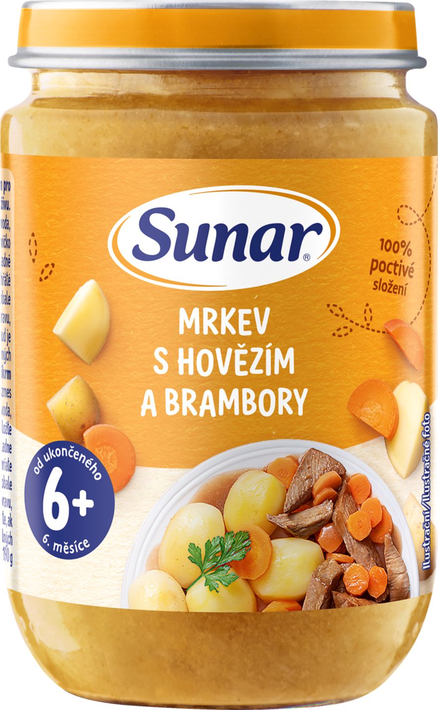 Sunar Mrkev s hovězím a bram.