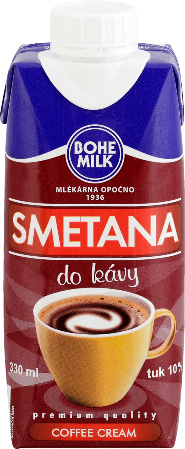 Bohemilk Smetana do kávy