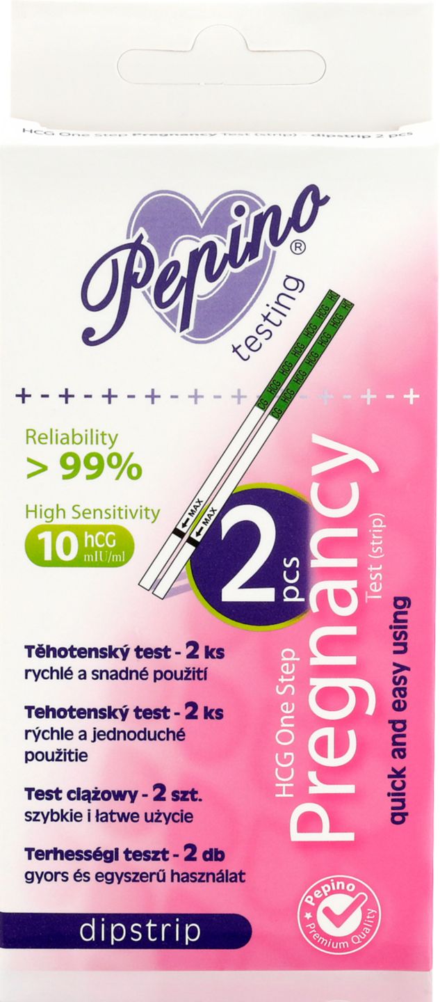 Pepino¹ Těhotenský test
2 ks
