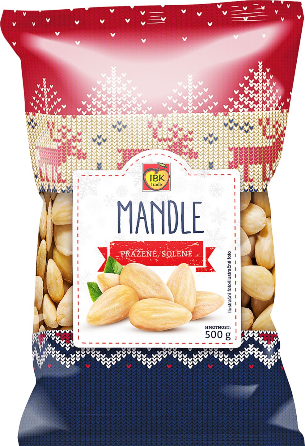 IBK TRADE Mandle
Pražené, solené