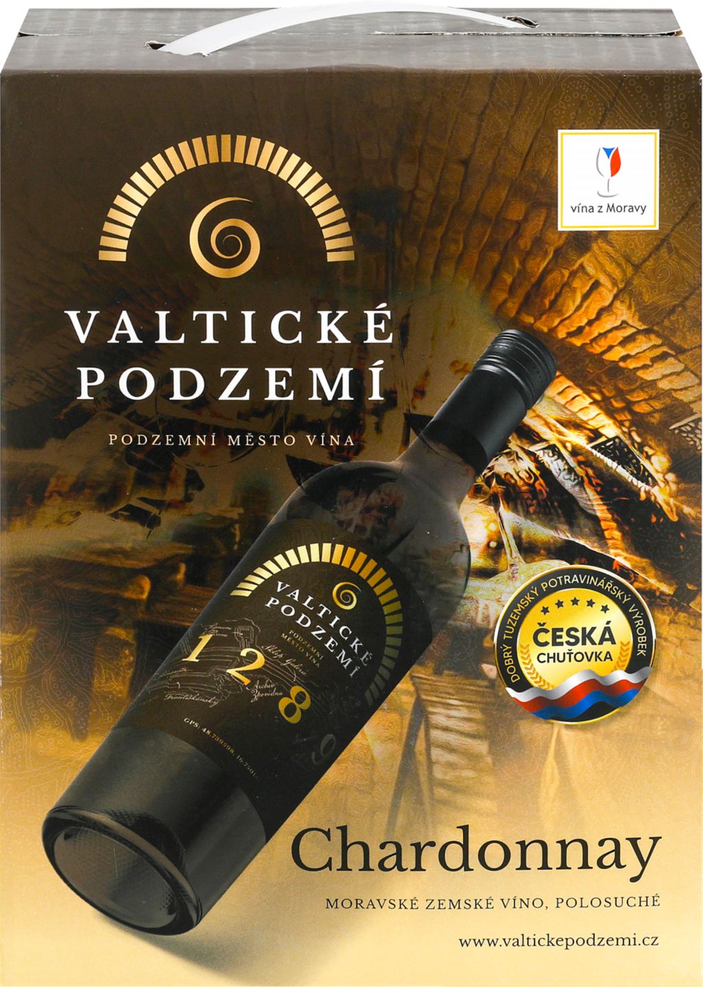 Valtické podzemí Chardonnay
moravské zemské víno