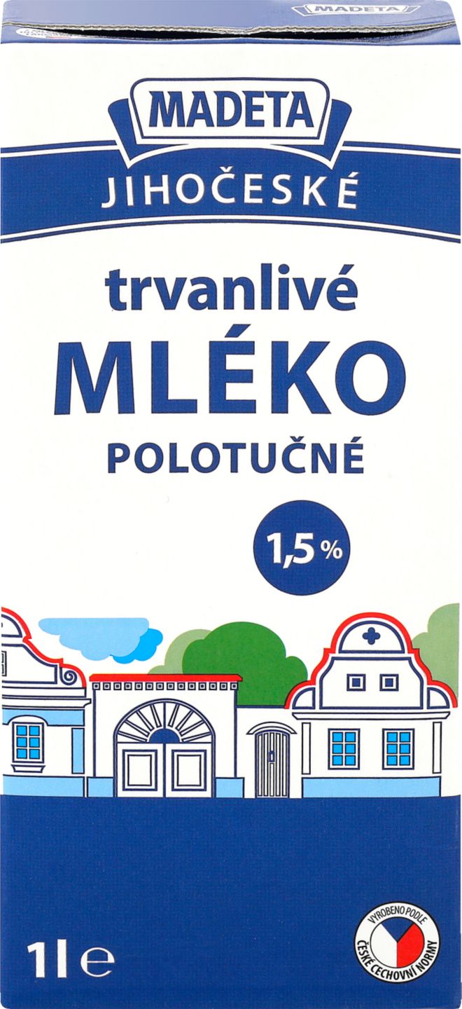 Madeta Trvanlivé mléko 1,5%