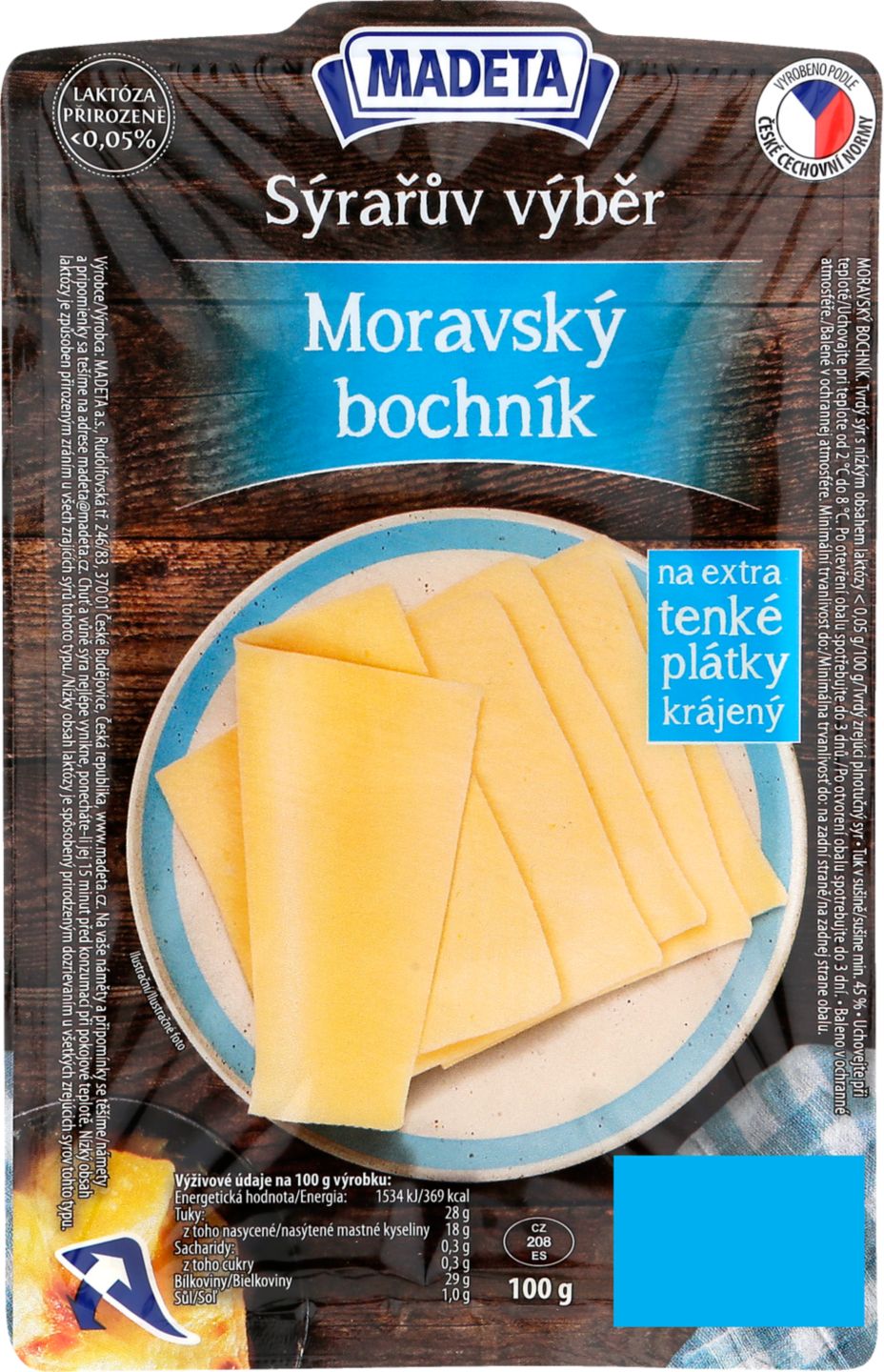 Madeta Sýrařův výběr/Lipánek
různé druhy