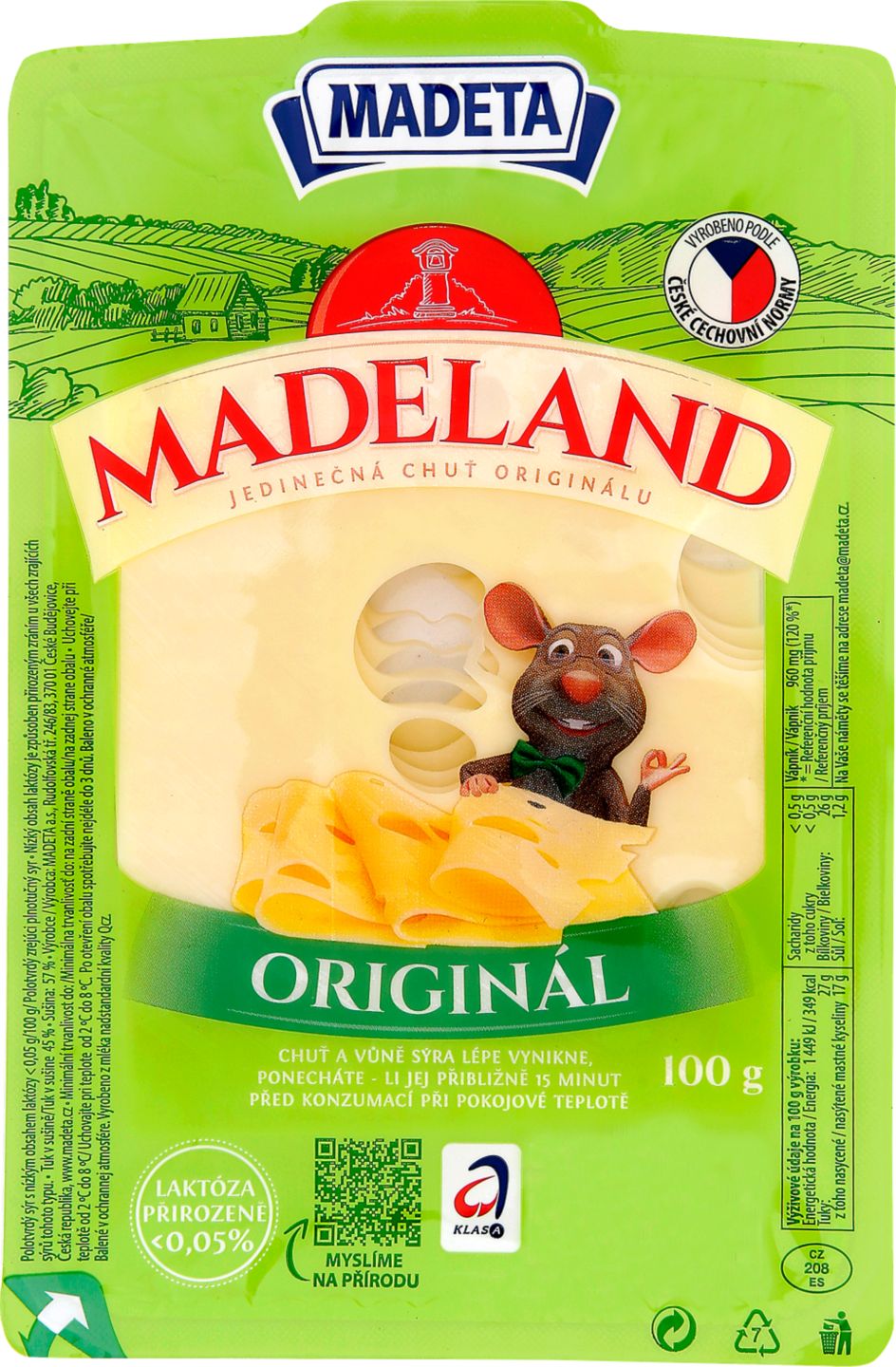 Madeta Madeland
Sýr holandského typu