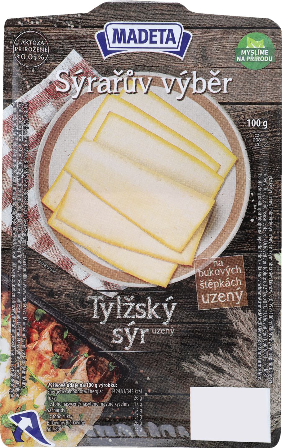 MADETA Tylžský syr
údený