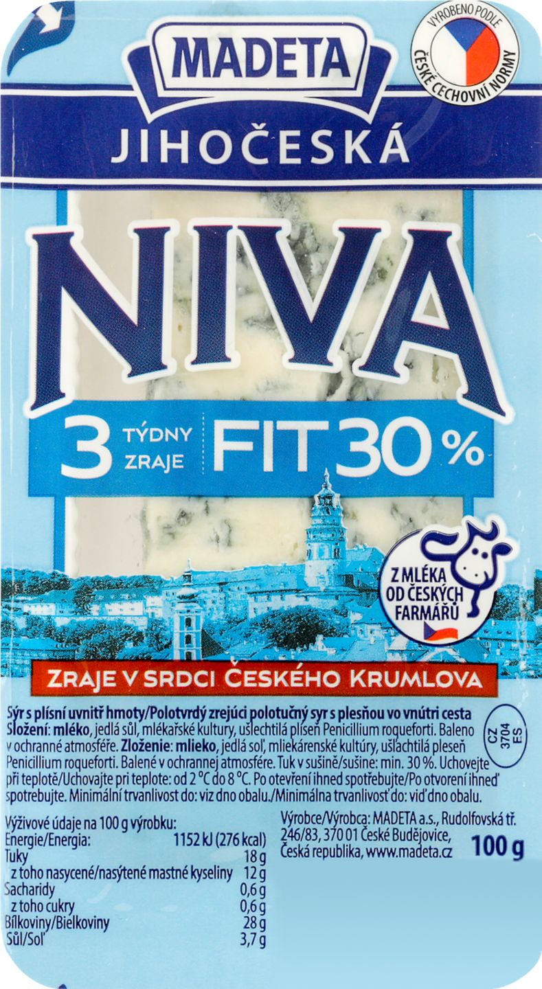 MADETA Jihočeská niva
FIT 30 % tuku
