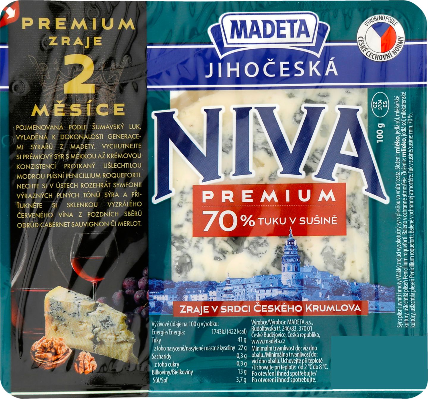 MADETA Jihočeská Niva
premium 70%