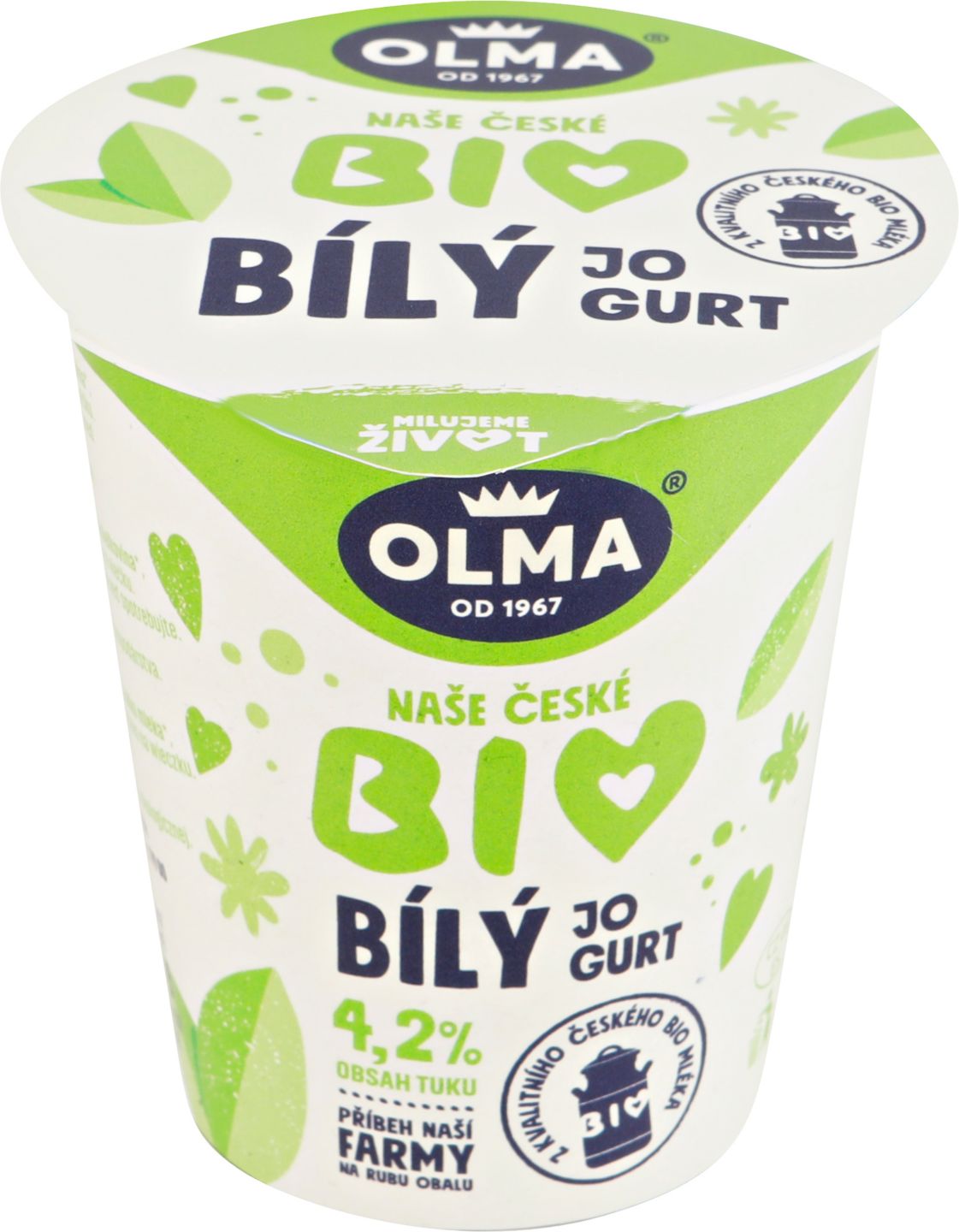 Olma Bio jogurt
bílý, tuk 4,2 %