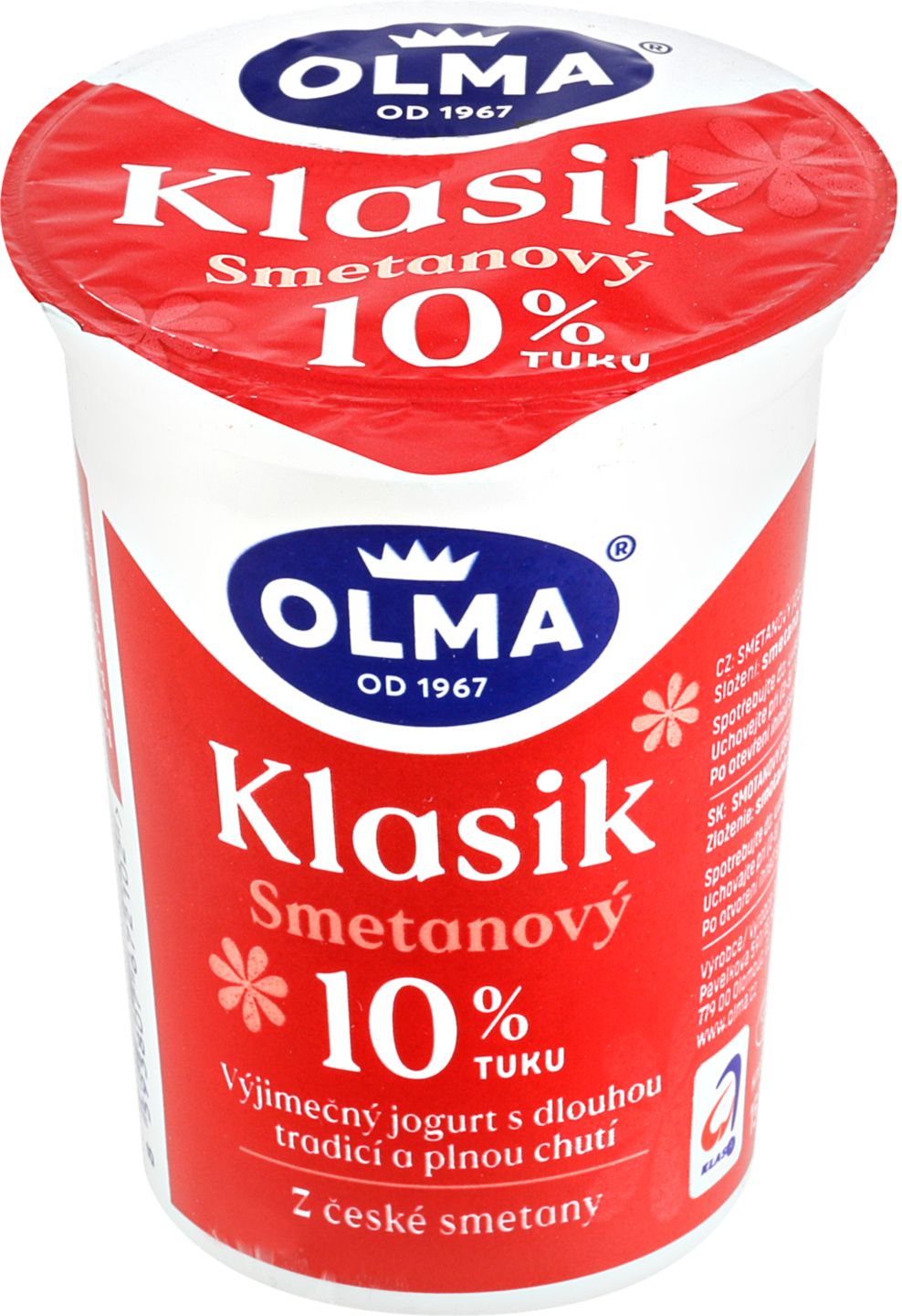 Olma Klasik smetanový
jogurt bílý, tuk 10 %