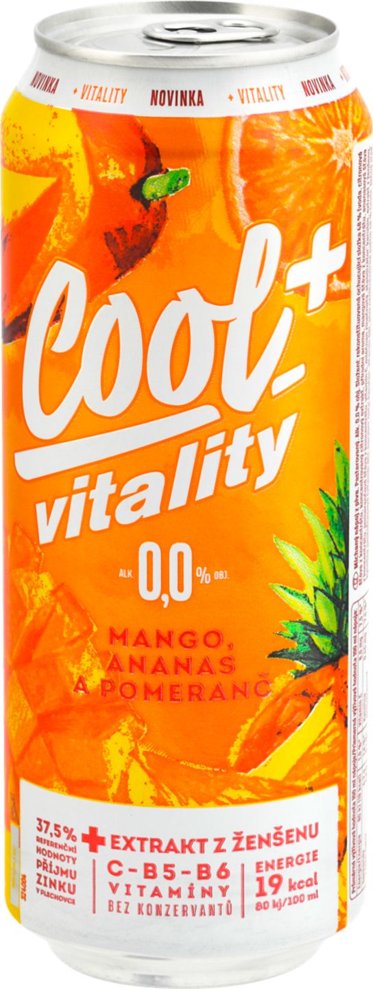 COOL Vitality Míchaný nápoj z nealko. piva
různé druhy