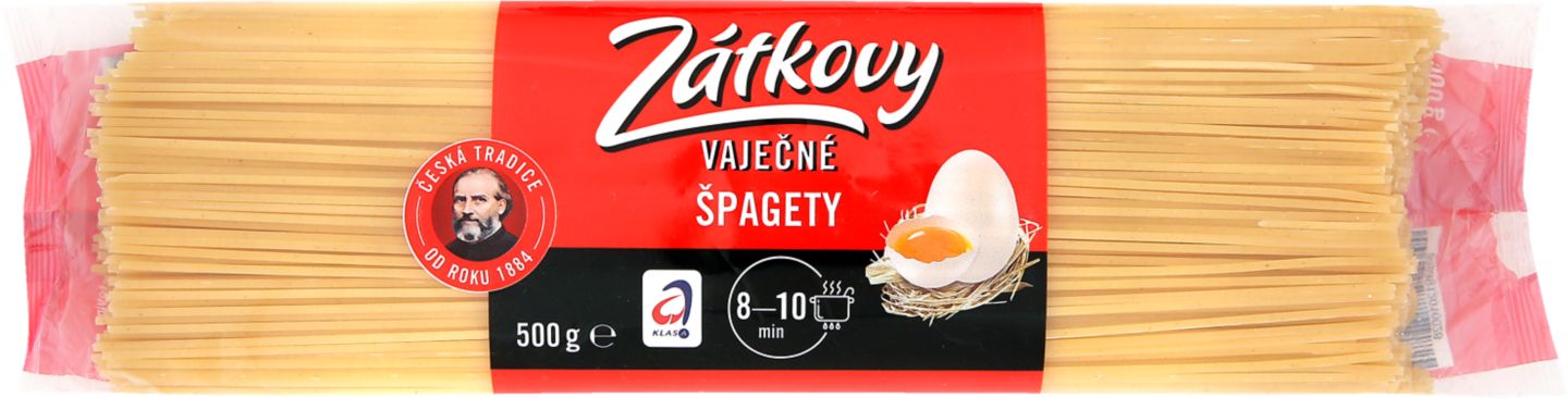 Zátkovy Vaječné těstoviny