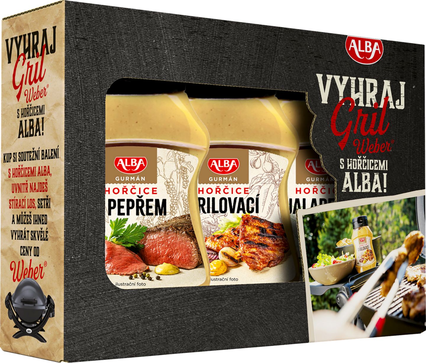 Alba Gurmán hořčice multipack