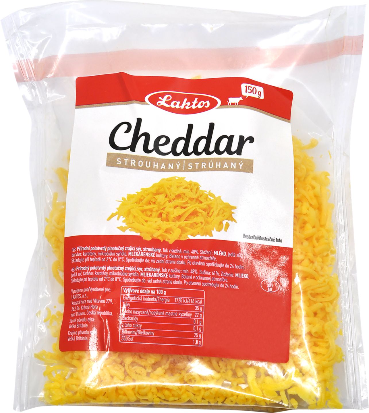 LAKTOS Cheddar
strouhaný