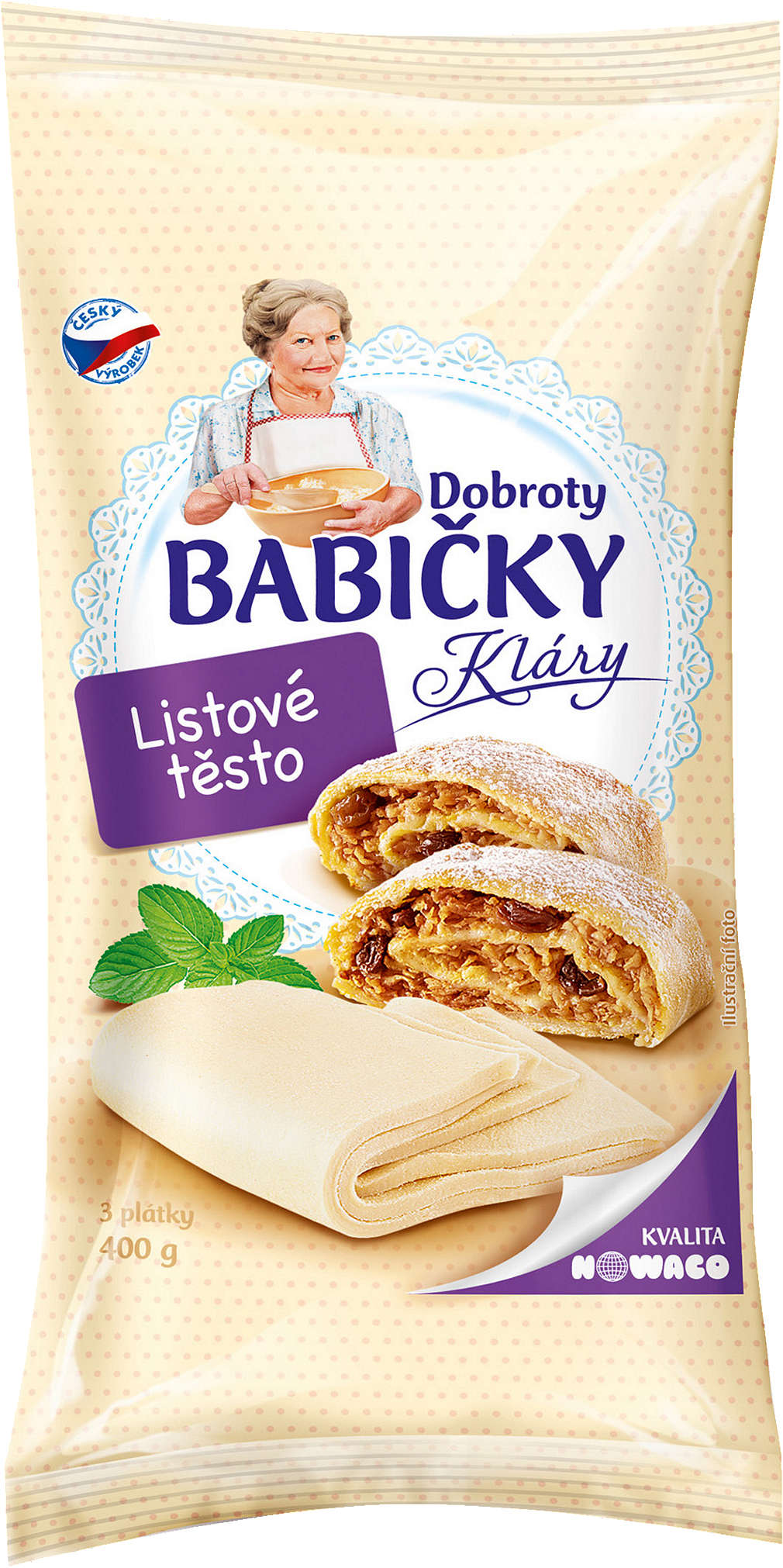 Zobrazit nabídku Dobroty Babičky Kláry Listové těsto