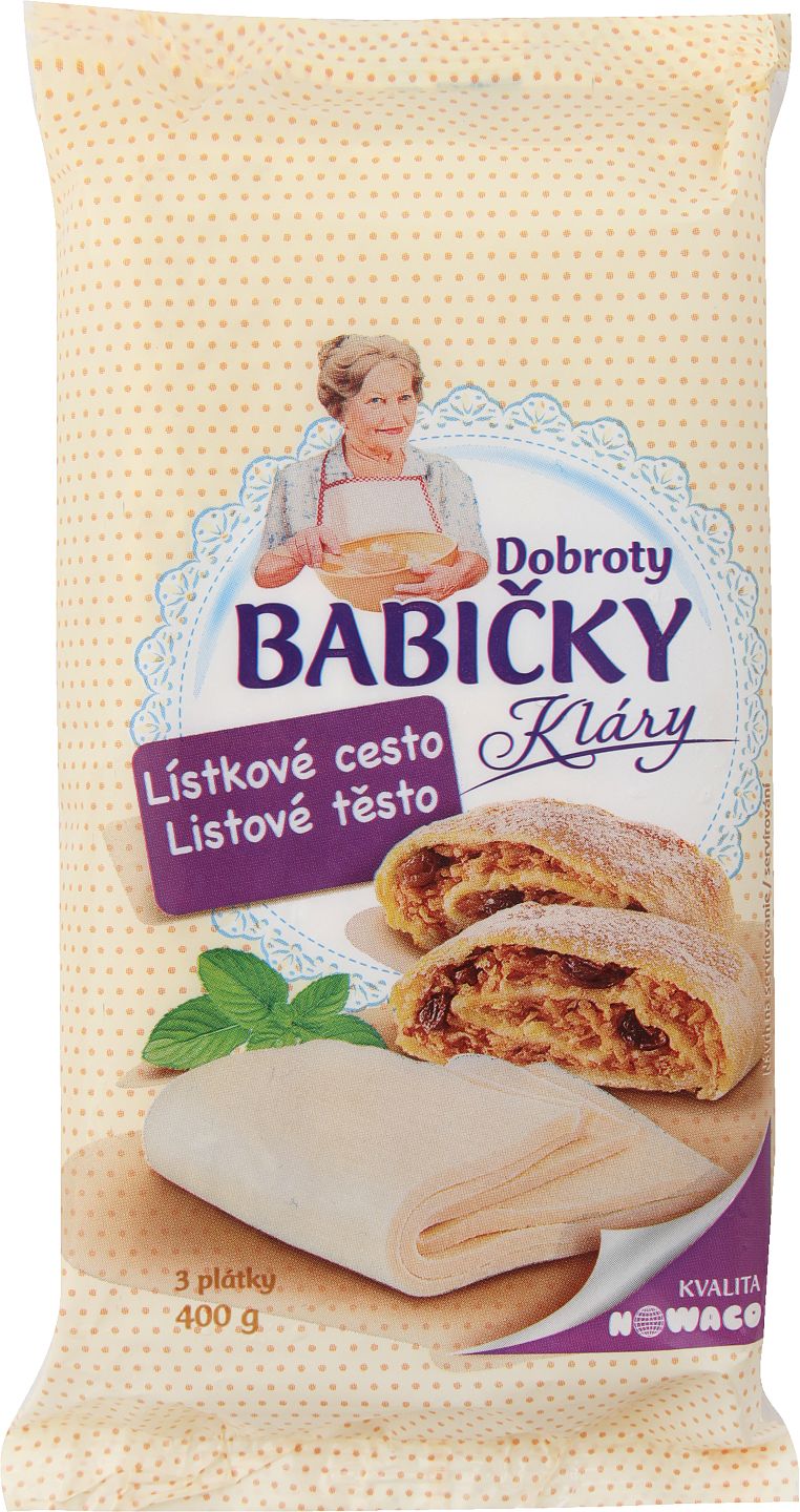 Dobroty Babičky Kláry Lístkové cesto