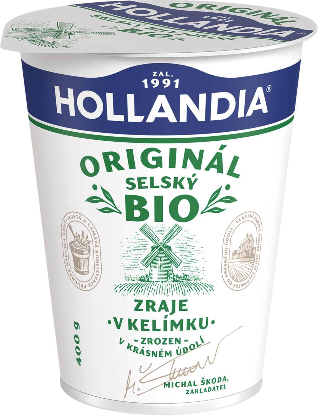 Hollandia BIO selský jogurt