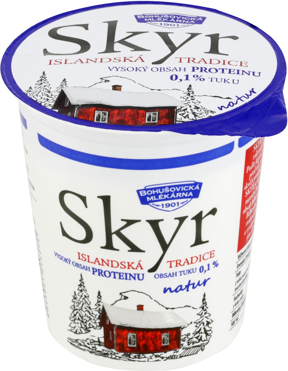 Skyr Zakys. mléč. Výrobek
natur, tuk 0,1 %