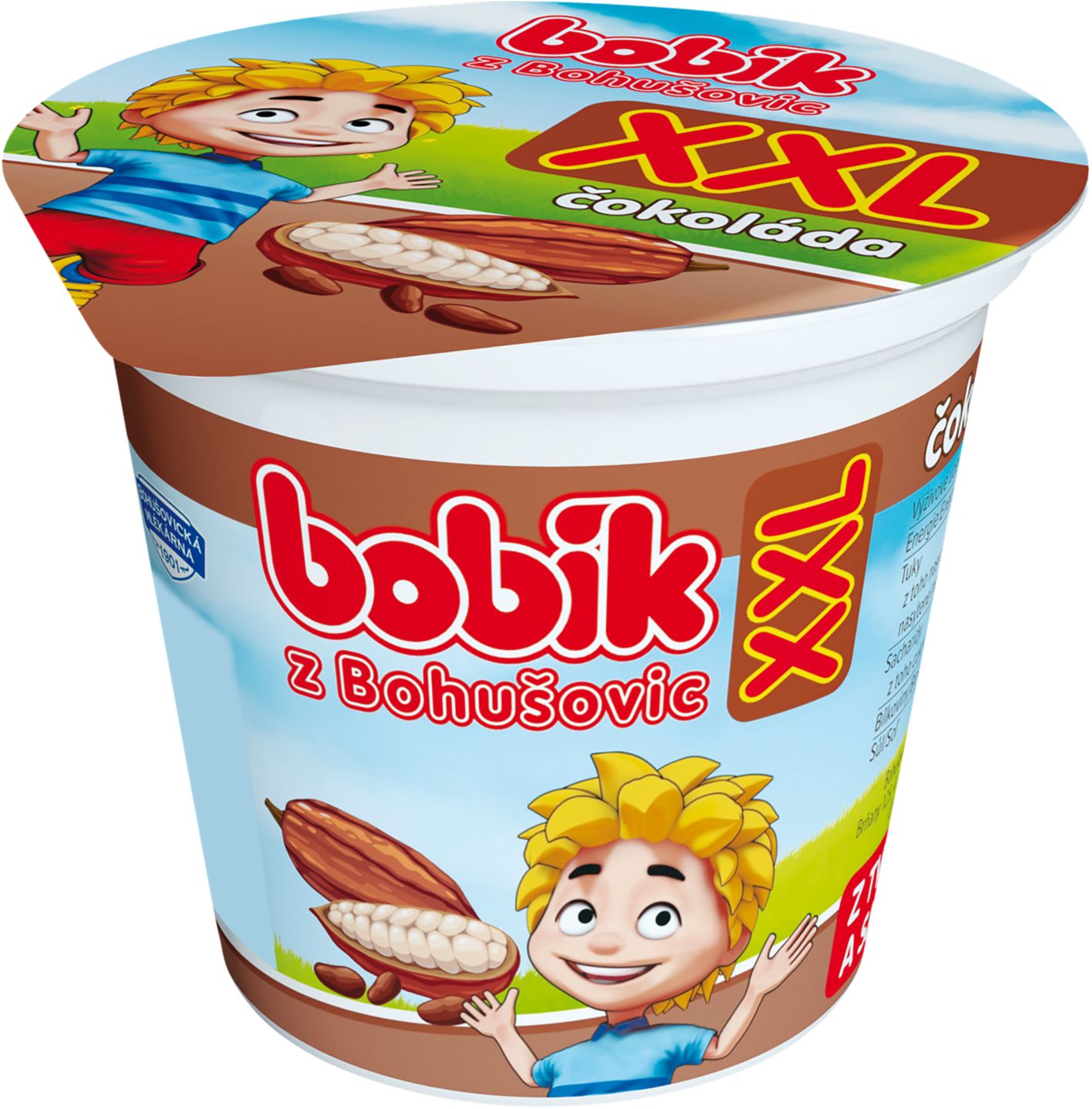 Bobík Family Smetanový krém
čokol. nebo vanil., tuk 14%