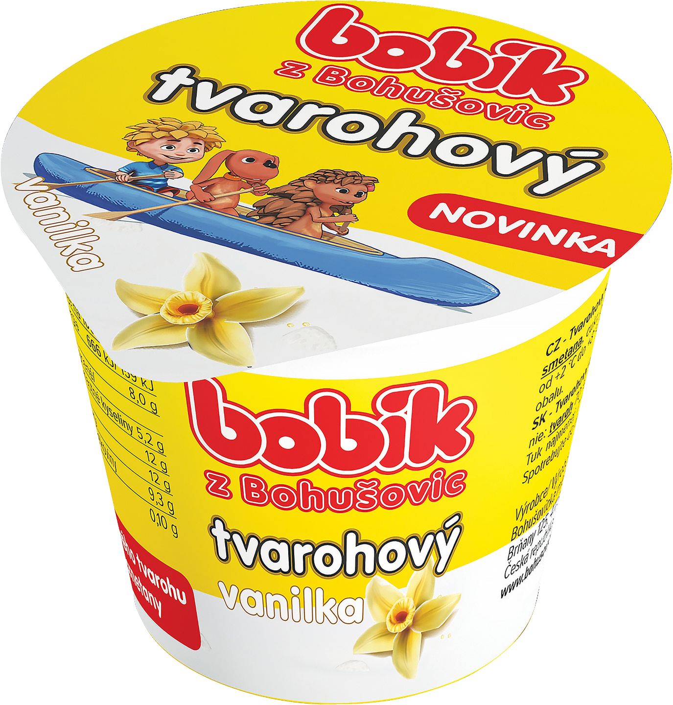 Bobík tvarohový smotanový krém