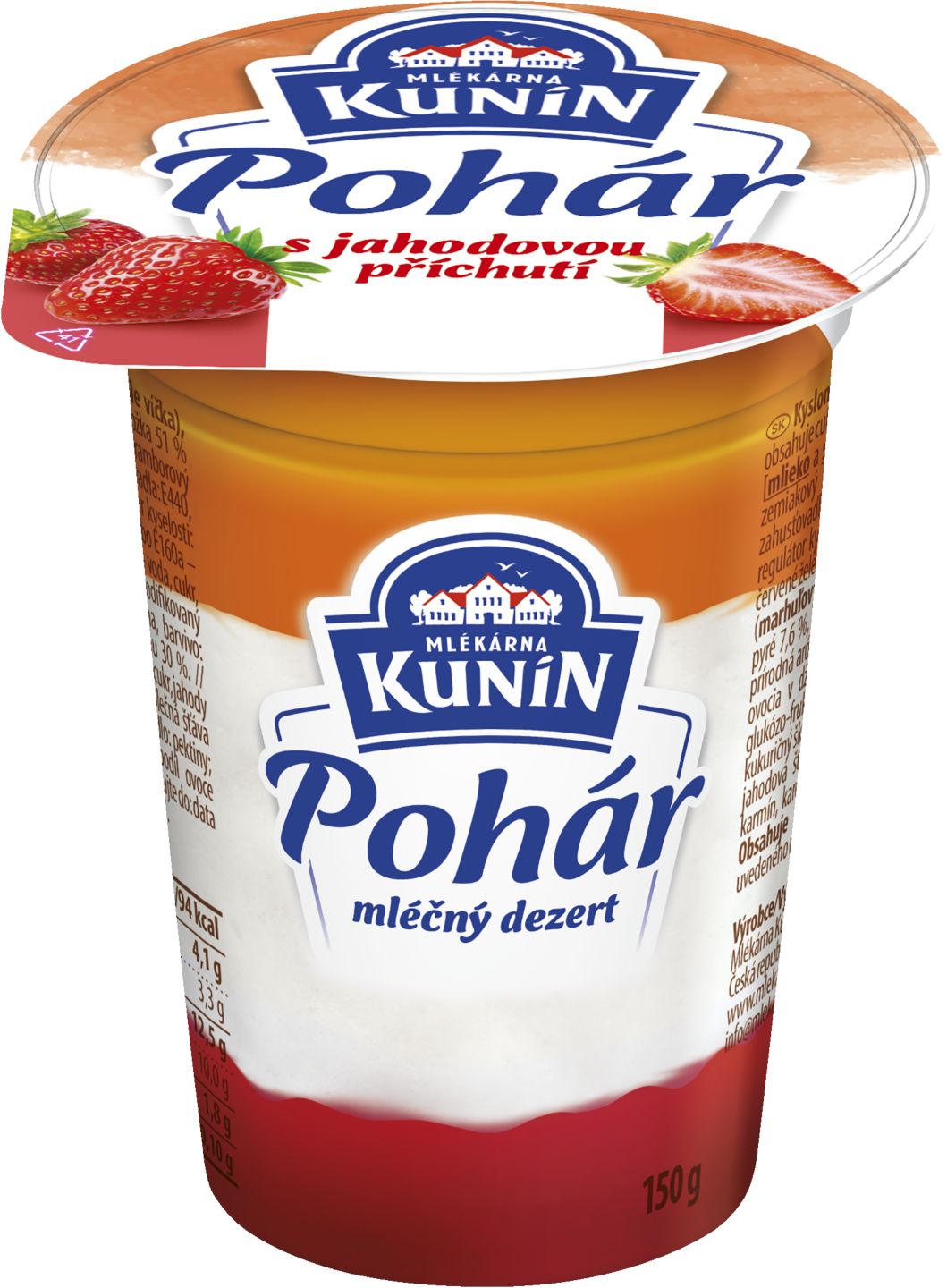 Kunín Pohár Mléčný dezert s želé
různé druhy