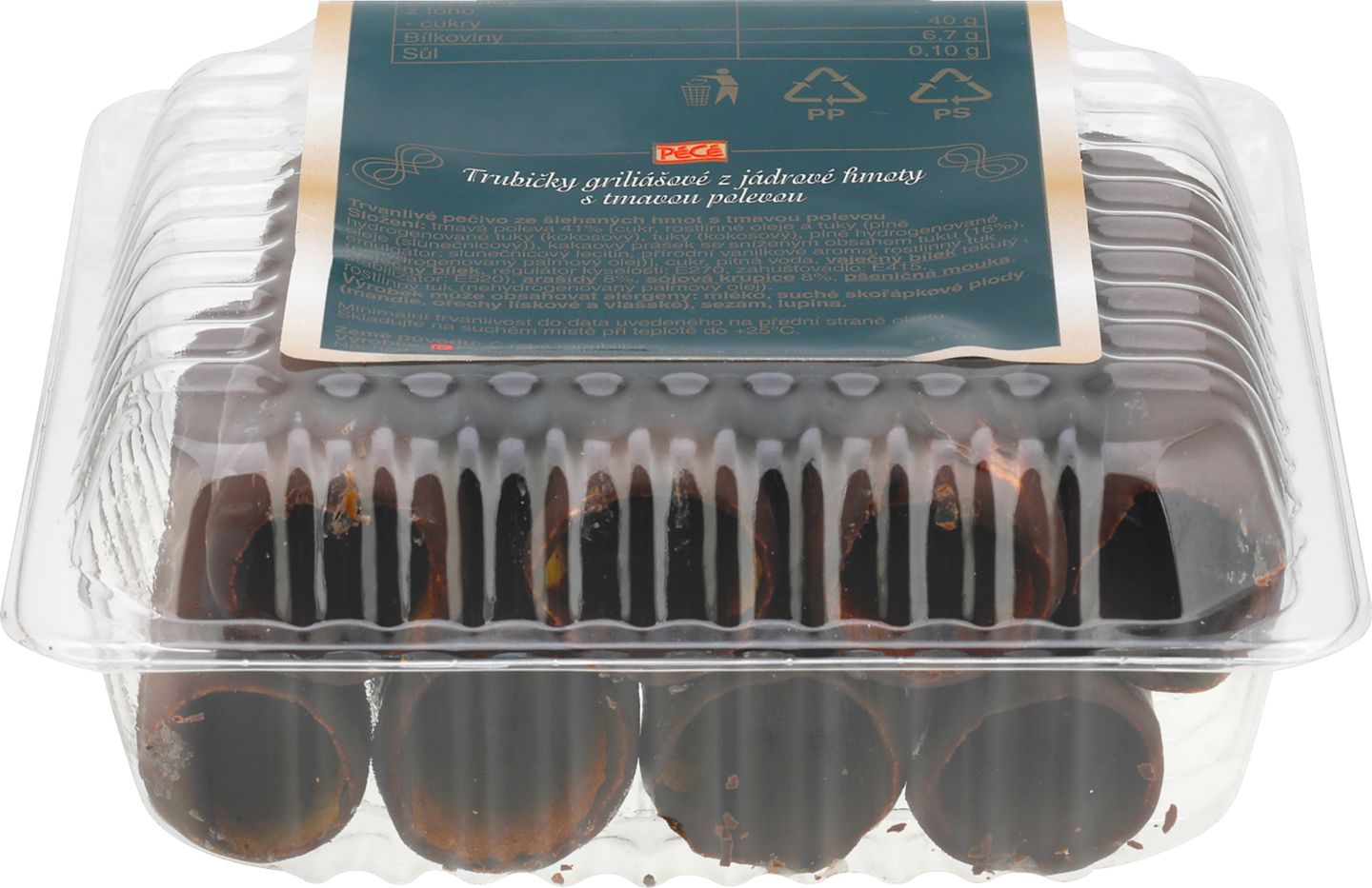 Trubičky griliášové z jádrové hmoty