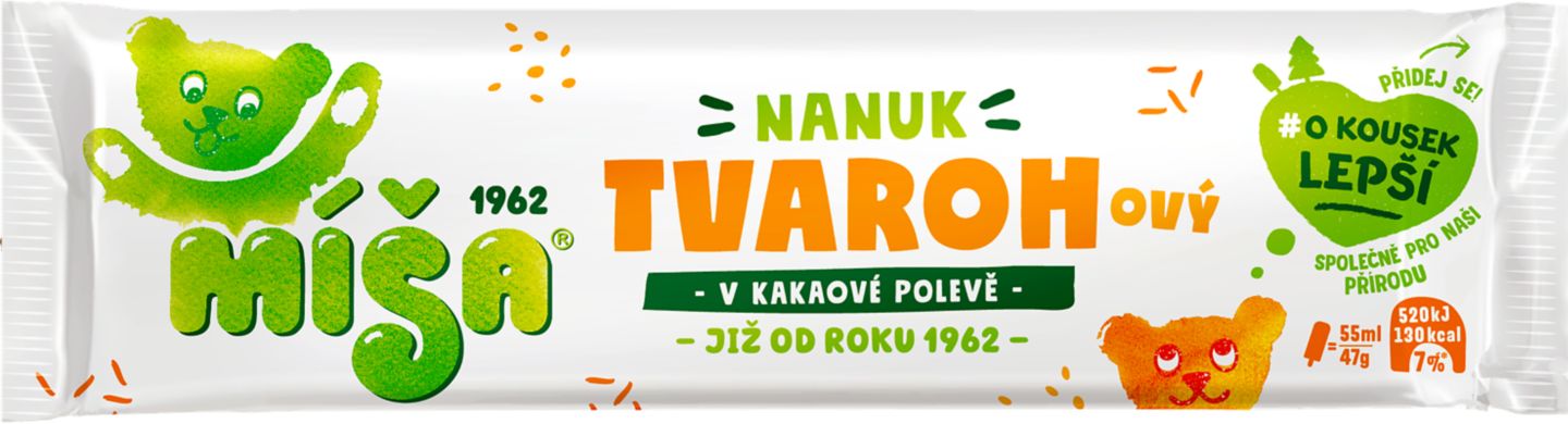 Míša Zmrzlina
tvarohová/meruňková