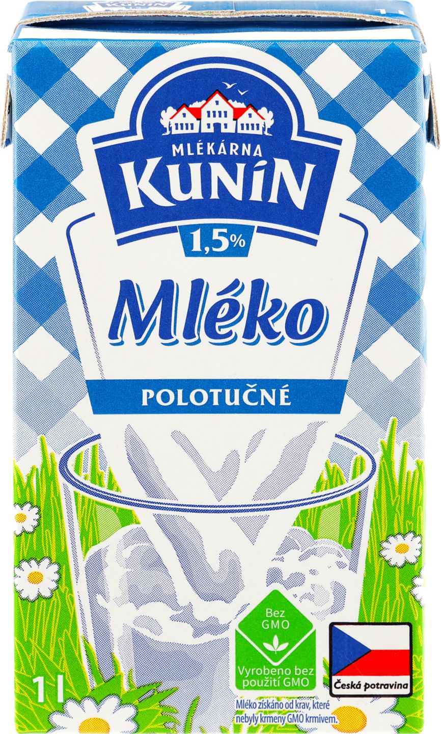 Kunín Trvanilvé mléko
tuk 1,5 %