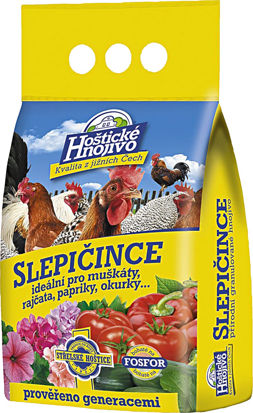 Hoštické hnojivo Slepičince
2,5 kg