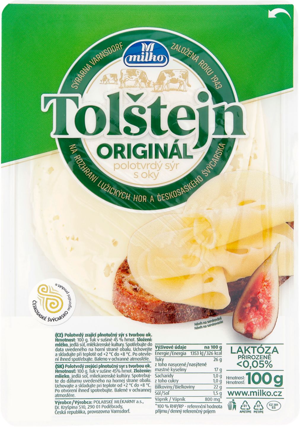 Milko Tolštejn
sýr plátky