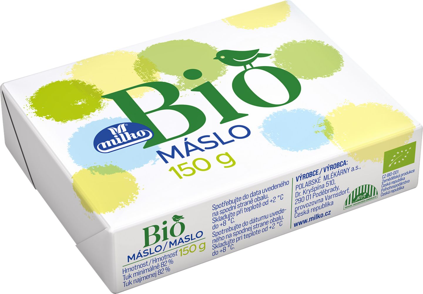 Milko Bio máslo