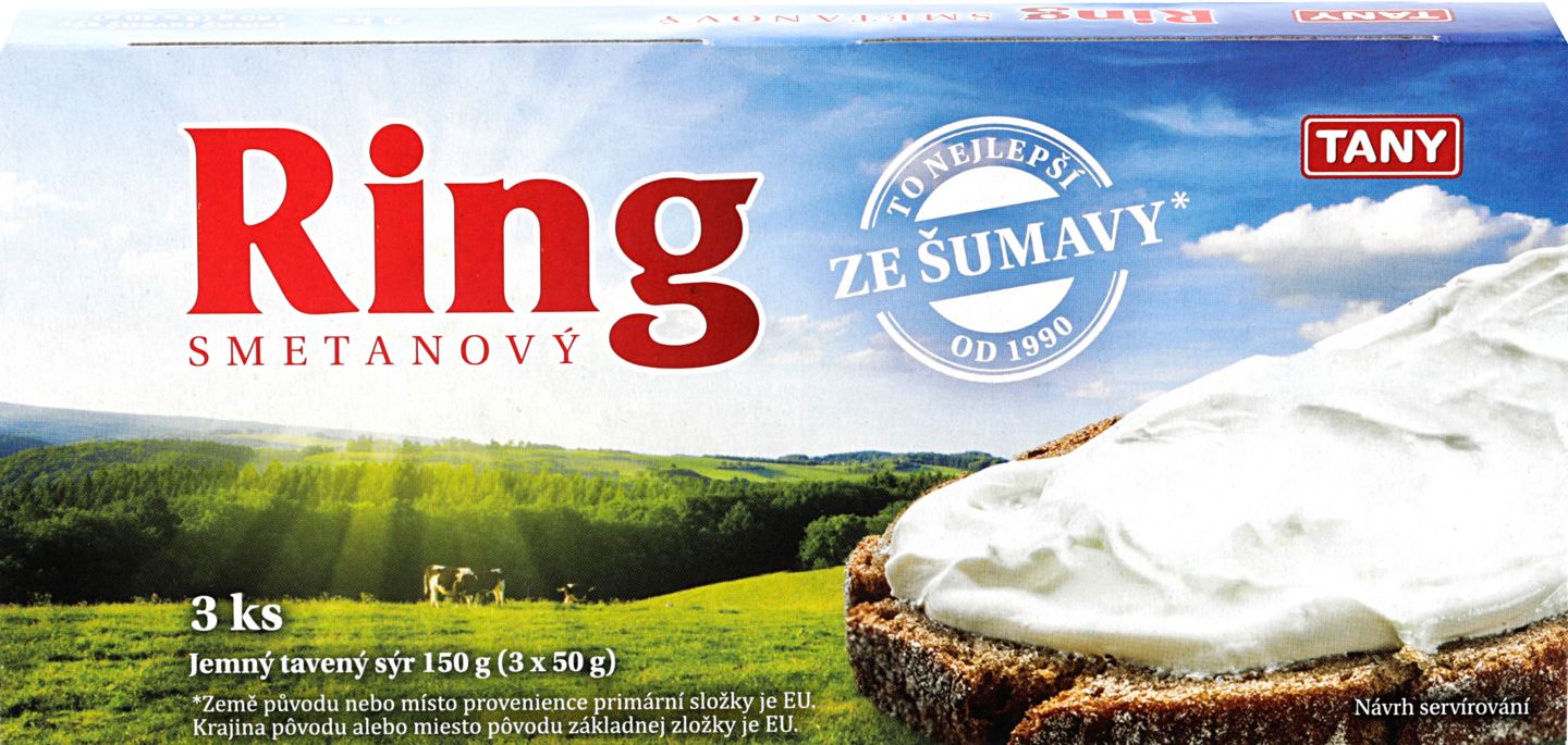 Ring Tavený sýr
různé druhy