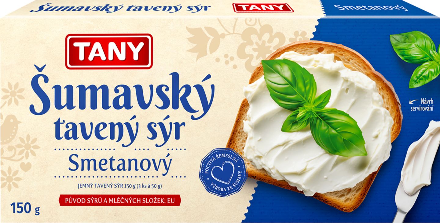 Tany Šumavský sýr tavený