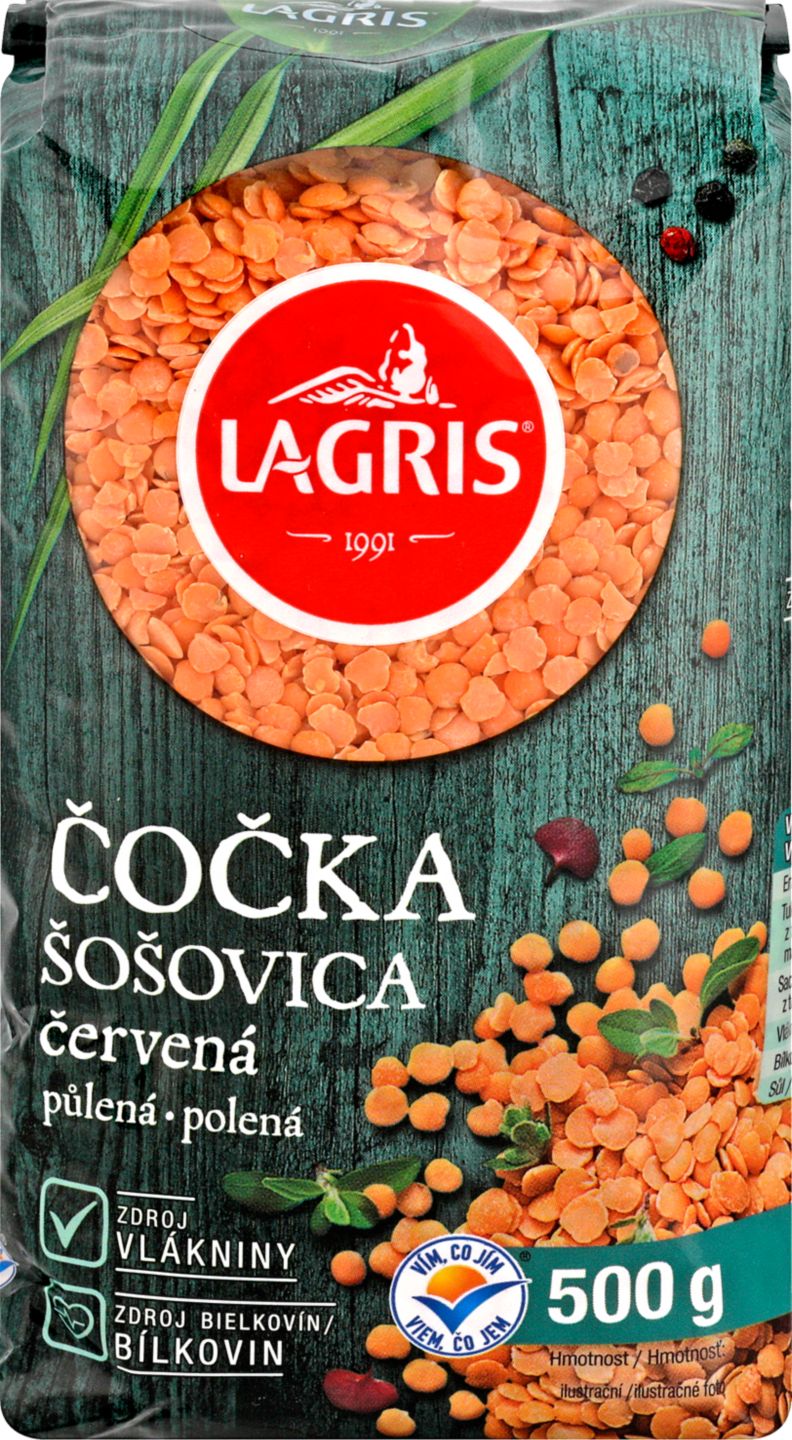 Lagris Čočka červená
půlená